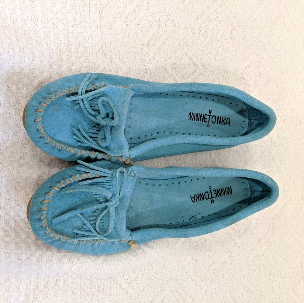 Sky Blue moccasins